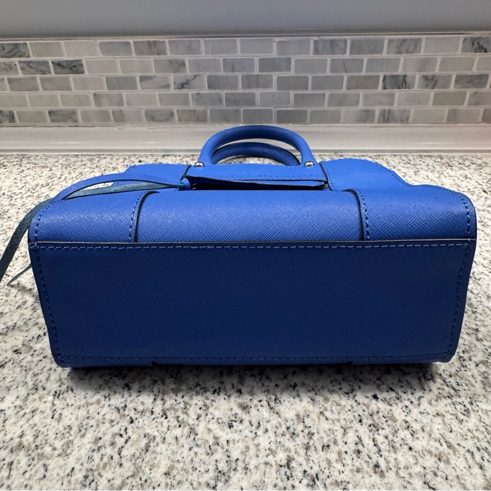 Rebecca Minkoff Mini MAB Crossbody Satchel in Cobalt Blue - Picture 10 of 12